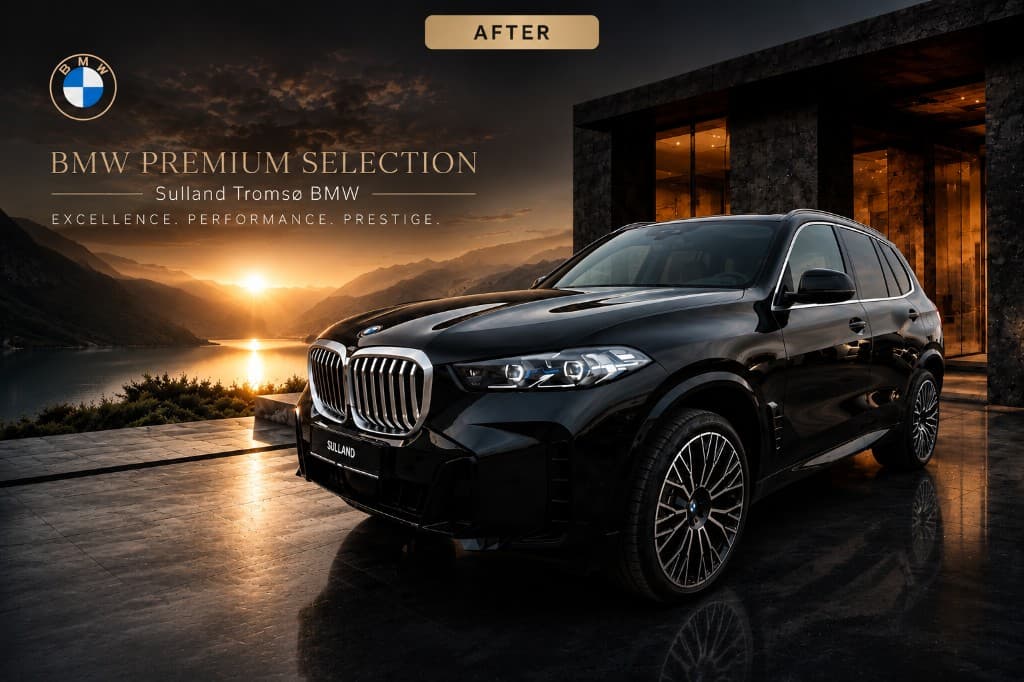 Automotive luxury presentation generated by Picxal